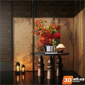 Lobby Decoration Skp Files 